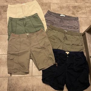 Cargo shorts/capri bundle